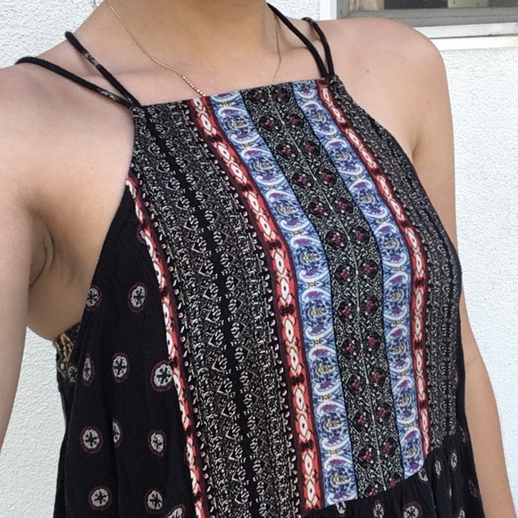 Patterned high neck blouse - Picture 4 of 5